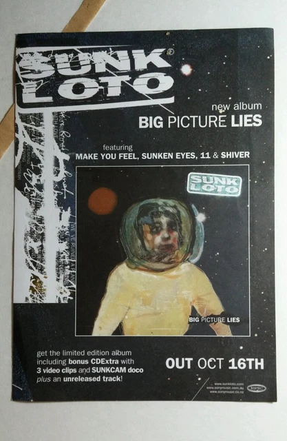 【中古】 Big Picture Lies SunkLoto Sunk Loto – Big Picture Lies – CD (Album), 2000 [r3557435