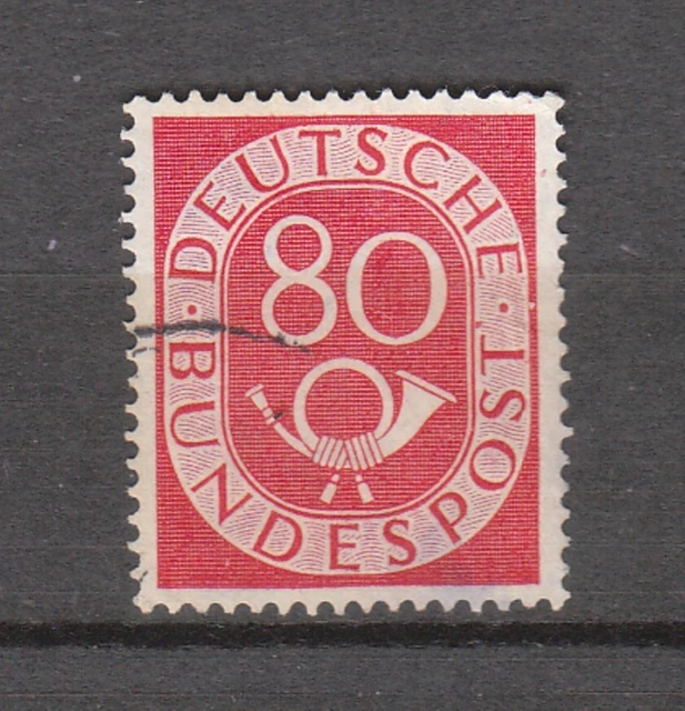 BRD/BUND - Nr. 137 II - sehr seltener Plattenfehler II gestempelt