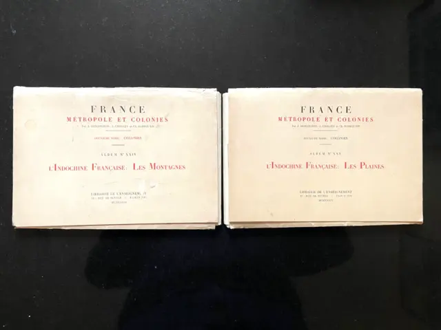 L'indochine Française - Les Plaines - Les Montagnes - 2 Volumes 1934 - Colonies