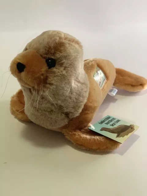 USPS Plush Collectible 2005 Northern Sea Lion W/ 1990 Stamp Applique Stuffed Toy