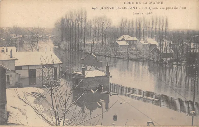 94-Joinville Le Pont-Inondation 1910-Les Quais-N�6026-A/0375