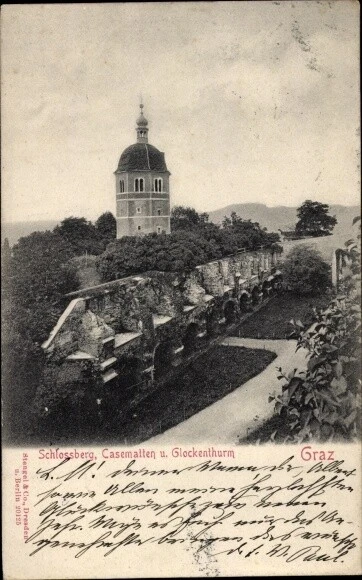 Ak Graz Steiermark, Casematten, Glockenturm - 3957893