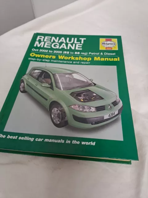 Renault Megane 1.4 1.6 Benzina 1.5 1.9 Diesel (2002-05) Manuale Officina Proprietari