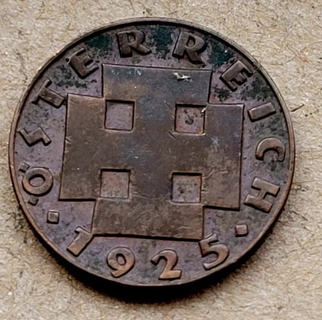 Austria Two (2) Groschen Coin 1925