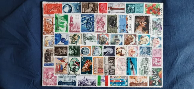 ITALIE - ITALIA : BEAU LOT DE TIMBRES ANCIENS OBLITERES Italy Stamps