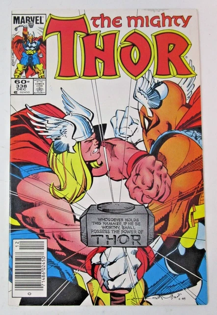 Thor #338 1983 [VF] 2nd Beta Ray Bill and Origin High Grade Marvel Key