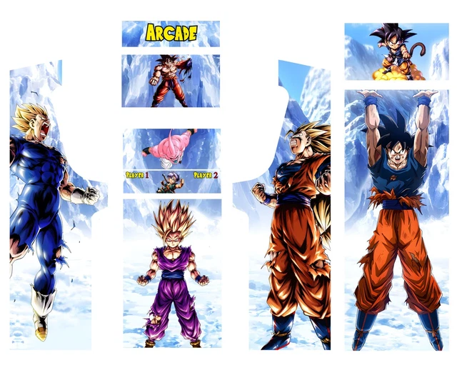 Plancha de stickers Dragon Ball - Sweety Crafts