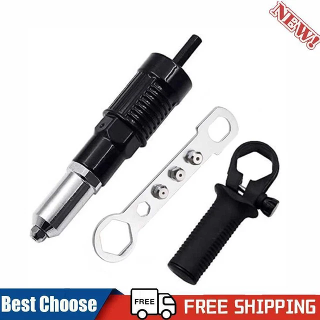 Adattatore trapano pistola a rivetta elettrica rivetto senza fili inserto dado tirare strumenti rivetto