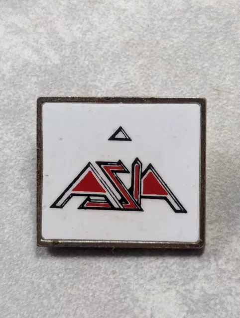 Vintage 80s ASIA Pin Badge Purchased Around 1986