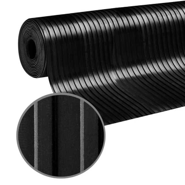 Flooring Garage Sheeting Rubber Matting Rolls 1M, 1.2M and 1.5M Wide X 3MM  THICK