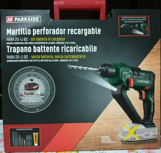 TRAPANO BATTENTE RICARICABILE / Tassellatore serie X20v PARKSIDE - PABH