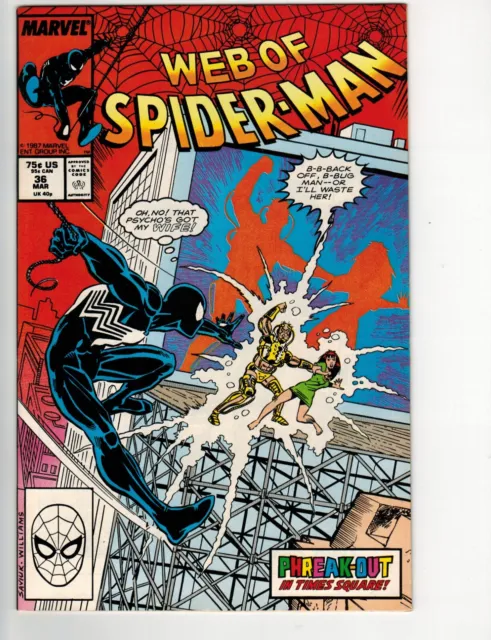 Web of Spider-Man #36 NM- 1st Appearance of Tombstone | Marvel Direct