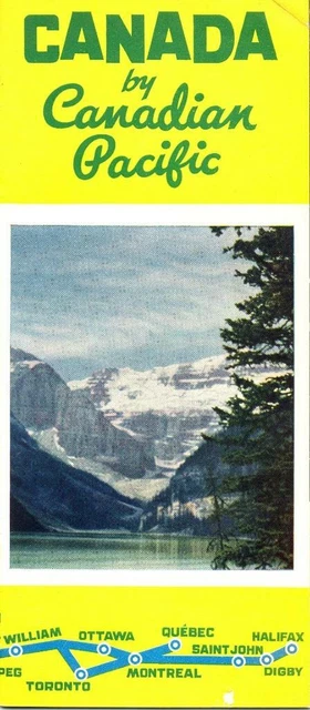 1940s CP Canadian Pacific Railroad - Canada brochure