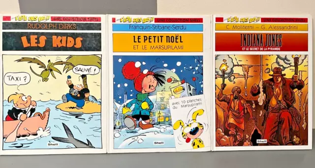 Lot bandes dessinées l'été des bd. Indiana Jones , le petit noël , les kids