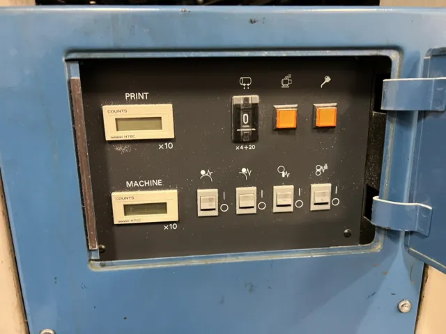 3302 Ryobi Machine Count and Service Panel