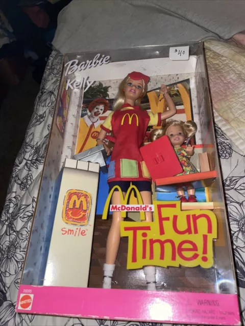 Barbie and Kelly McDonald's Fun Time Doll Set 2001 Mattel 29395