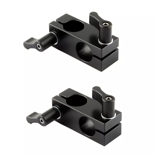 NICEYRIG 90 Angle 15mm Rail Block Rod Clamp Mount for Camera Cage Rail Clamp Rig