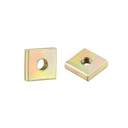 uxcell Square Nuts M3x8mmx2mm Yellow Zinc Plated Metric Coarse Thread Assortm...