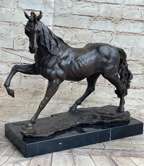 Massive Original Milo Rearing Arabian Horse Wild Bronze Sculpture Statue Sale