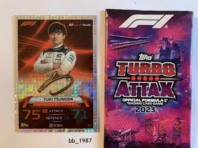 Carte Sportive 2023 Topps Chrome F1 - Ayumu Iwasa, Réfracteur Orange /25, édition Limitée