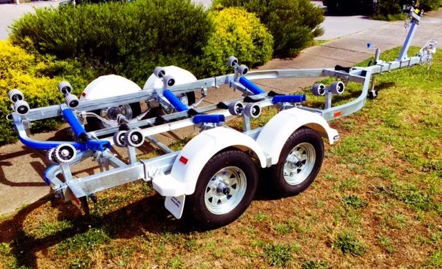 Precision Boat Trailer Drive On Galvanised 6.5mt TANDEM suit *Fibreglass boat*