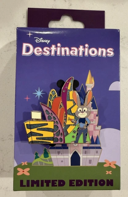 Destination Zootopia Pin 2025 DISNEY DESTINATION D23 WDI MOG Judy Hopps Zootopia LE 500 Mystery ...