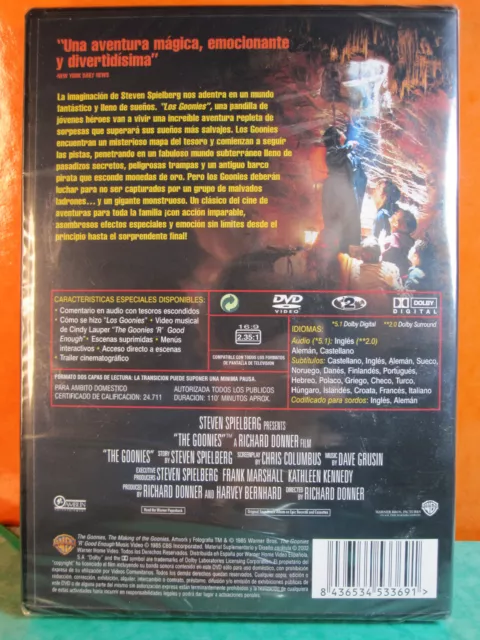 The GOONIES DVD 2