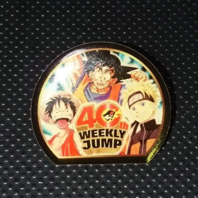 Novelty Dragon Ball One Piece Naruto Jump 40Th Pin Badge