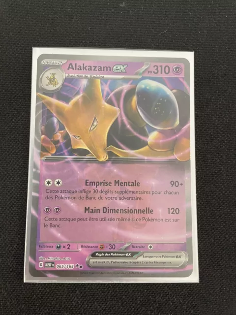 Pokemon Trading Card Game 065/165 Alakazam ex : Double Rare Card : SV03.5  151 - Trading Card Games from Hills Cards UK