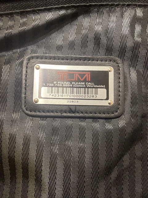 TUMI ALPHA Bi Fold Garment Bag Business Carry On Ballistic Nylon Luggage 228d3 3