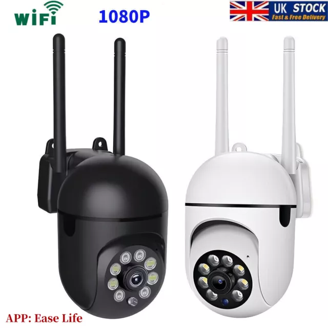 1080P Mini WIFI Bulb Camera Baby Monitor Night Vision 2 Way Audio Auto Tracking