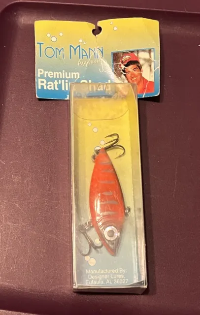VINTAGE FISHING LURE TOM MANN'S SUPER GEORGE with box