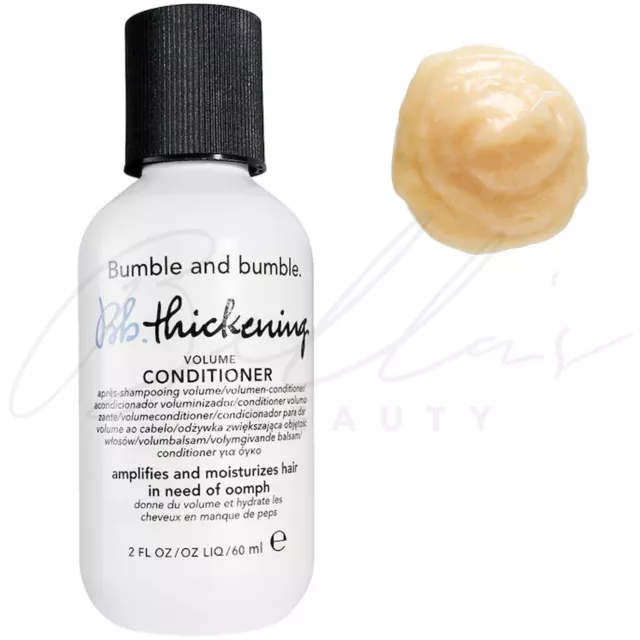 BUMBLE AND BUMBLE Thickening Volume & Moisturising Hair Conditioner 60ml *NEW*