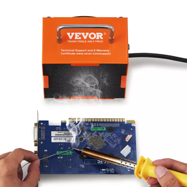 VEVOR Fume Extractor 38W Desktop Solder Smoke Extractor Smoke Absorber Remover