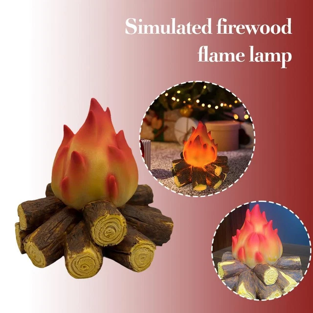 LAMPADA TAVOLO LUCE effetto fiamma LED Lampadine batteria falò Falso LAMPADA TAVOLO LUCE effetto fiamma LED Lampadine batteria falò Falso