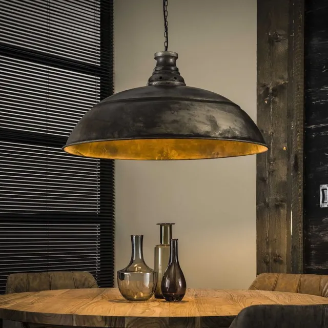 Lámpara colgante Rubjerg diseño industria 80 cm metal - aceptable