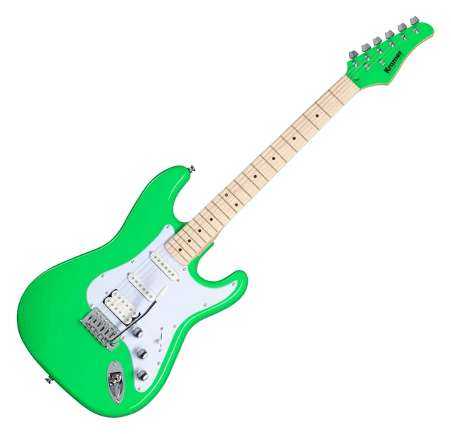 Kramer Focus VT-211S E-Gitarre Neon Green Single Coil Humbucker Mahagoni Ahorn