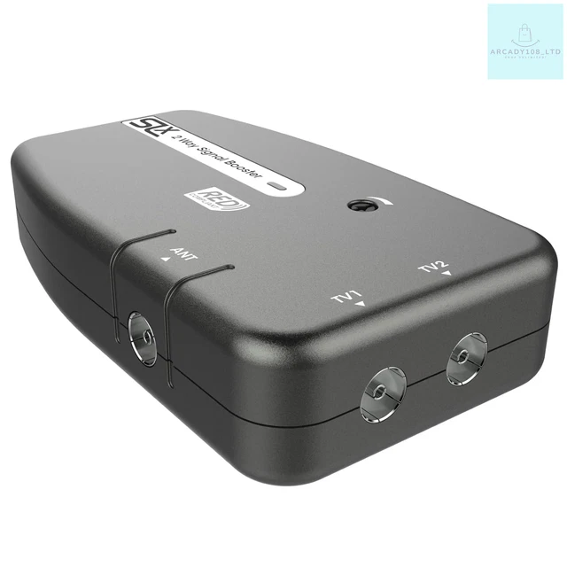 Amplificatore TV SLx A 6 Vie Con Filtro 4G/5G E Guadagno Regolabile – Segnale Digitale Ottimale Per Casa