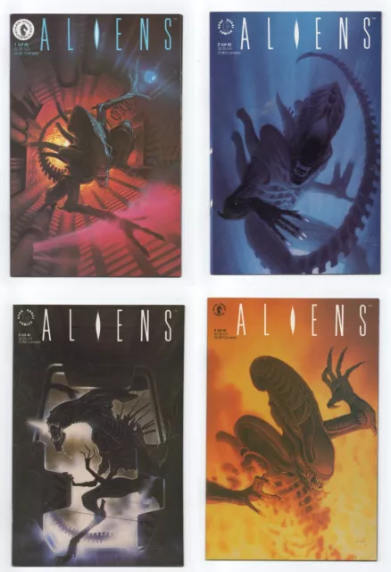 Aliens #1-4 Volume 2 Full Set VF/NM 1989 Dark Horse Comics
