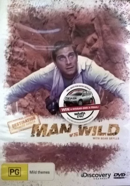 MAN VS WILD with BEAR GRYLLS - DESTINATION NORTHERN AFRICA     DVD