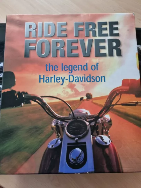 Harley Davidson Ride Free Forever Twin Book Set Rare Good Condition