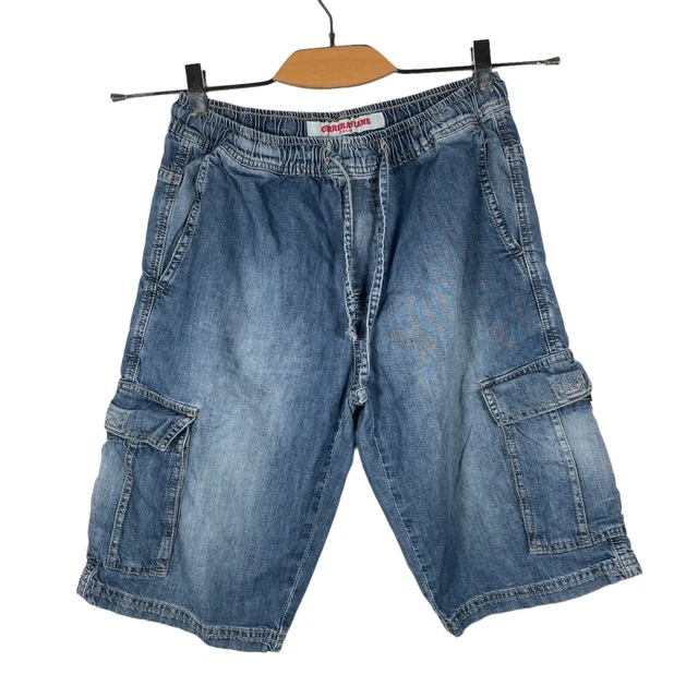 CARRERA PANTALONCINI CARGO in Denim di Jeans Vintage da Uomo Elastici Taglia S EUR 24 99 PicClick IT