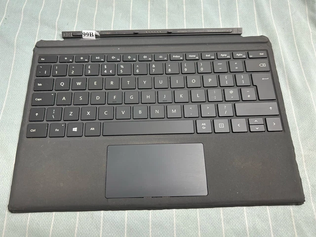 Tastiera Microsoft Type Cover Per Surface Pro 1725 Nera Qwerty Adesivi 140368