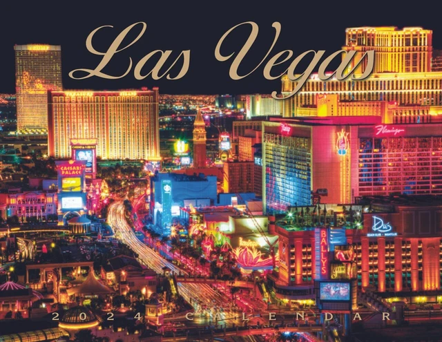LAS VEGAS 2023 - 2024 Wall Calendar W/Beautiful Pictures & Casino Views LAS VEGAS 2023 - 2024 Wall Calendar W/Beautiful Pictures & Casino Views