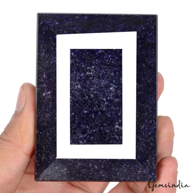 Museum Size 2700 Cts Natural Dark Blue Sapphire Rectangular Faceted Cut Huge Gem