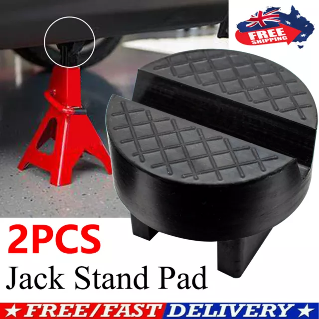 Car Jack Stand Pad Slotted Puck Support Frame Rail P" Weld Protector