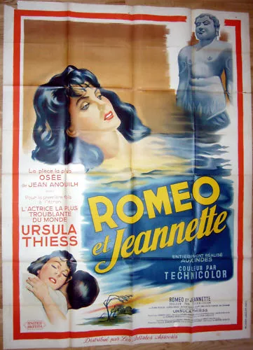 ROMEO ET JEANNETTE Ursula Thiess ANOUILH Nader 1953