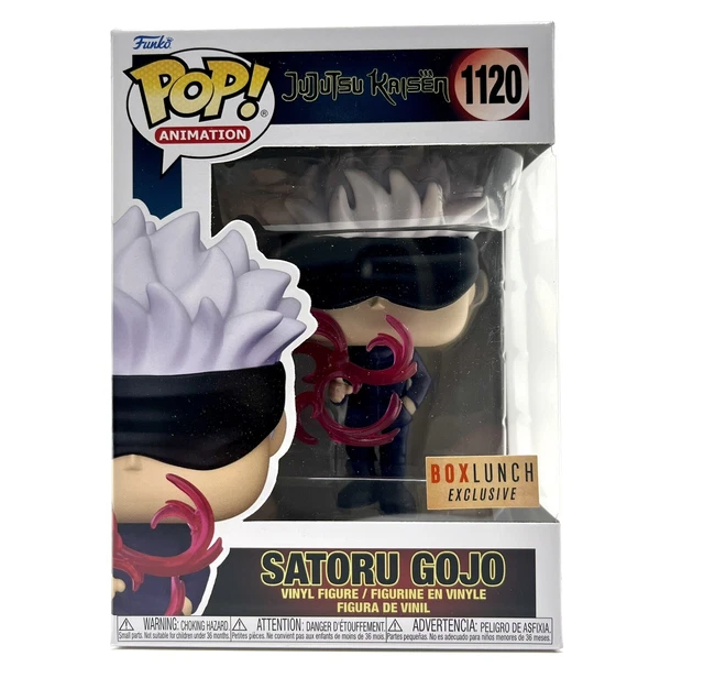 FUNKO POP! JUJUTSU Kaisen SATORU GOJO Box Lunch Exclusive! Brand New ...