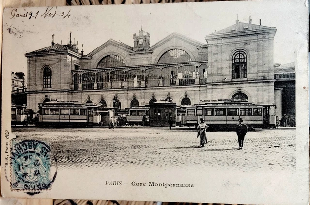 Carte Postale Ancienne Gare Du Nord – Paris – Début 1900 – Dos Non Divisé – CPA Rare