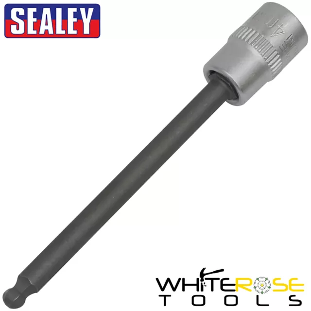 Sealey Crankshaft Sensor 4mm Ball Hex Key 1/4" Drive Socket VAG 80mm Long Reach